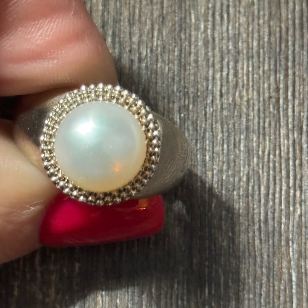 LAGOS Sterling Silver Pearl Ring